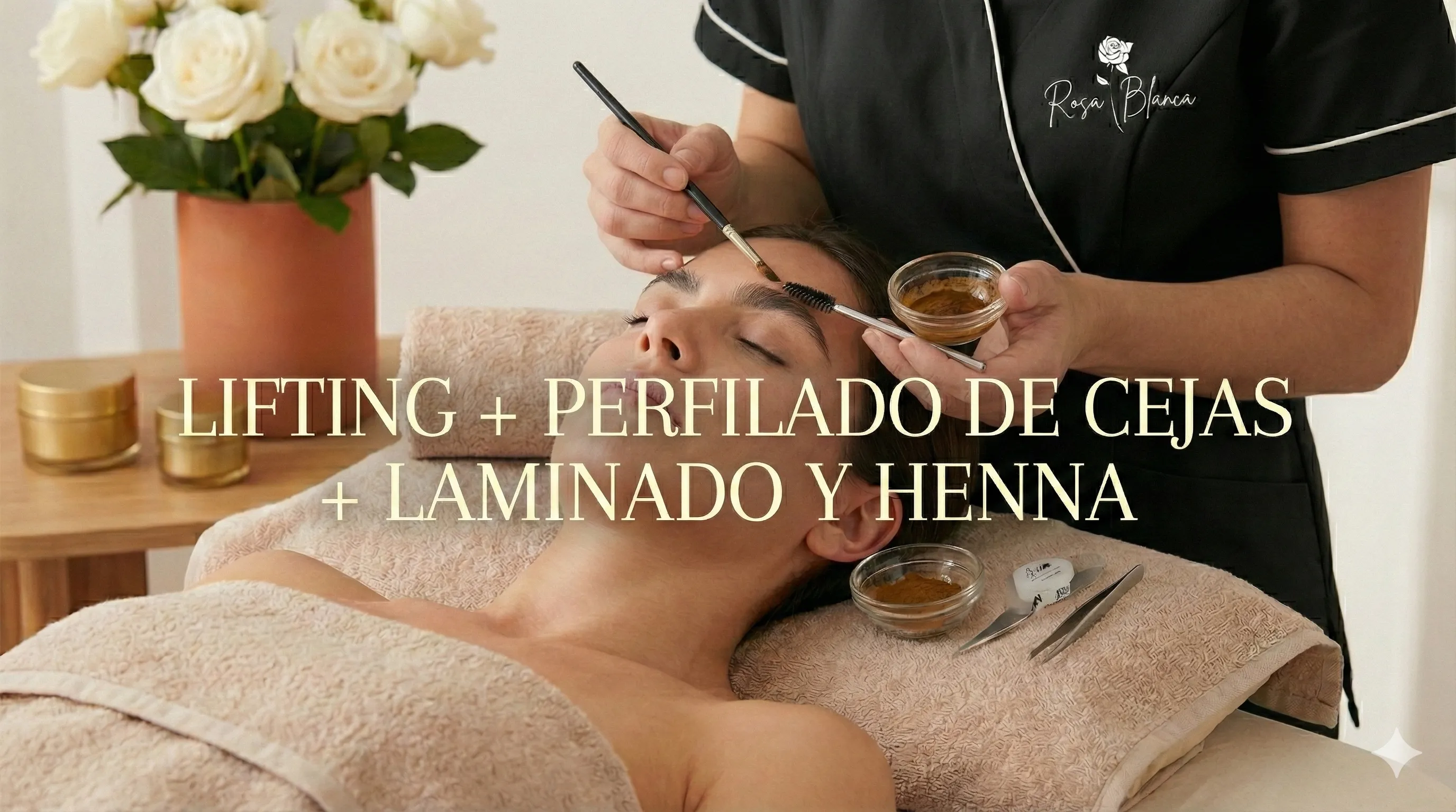 Lifting +  Perfilado de Cejas y+ Laminado y Henna
