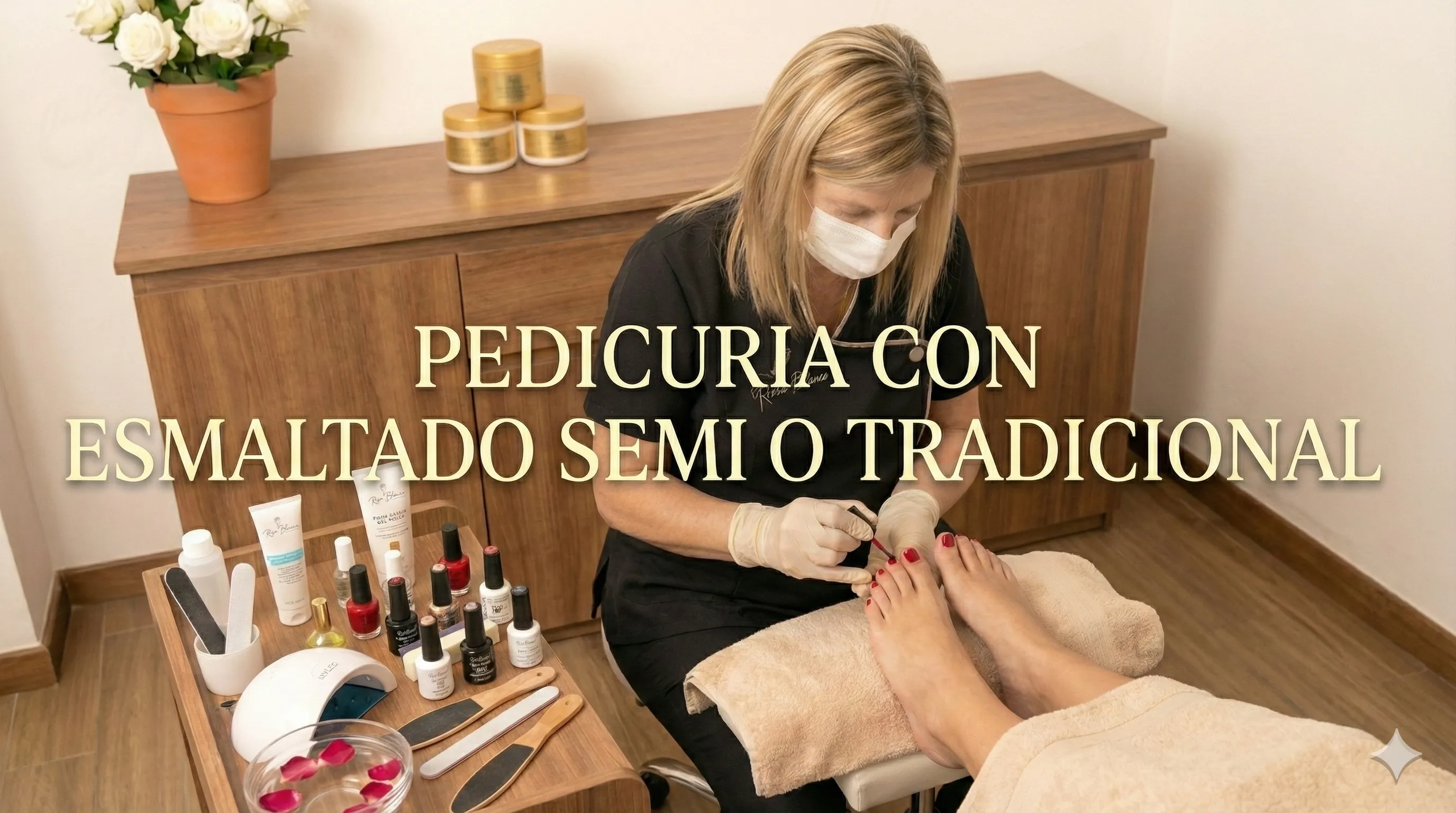 Pedicuria con Esmaltado