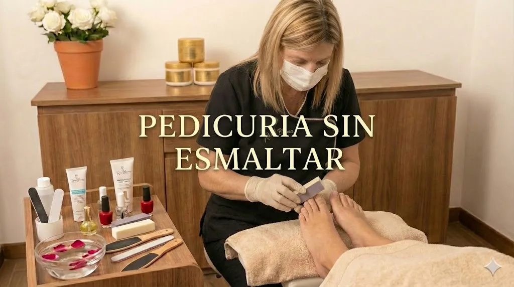 Pedicuria sin esmaltar